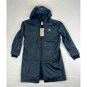 Nike ACG Storm-FIT Youth Unisex Black Hooded Long Jacket Size L